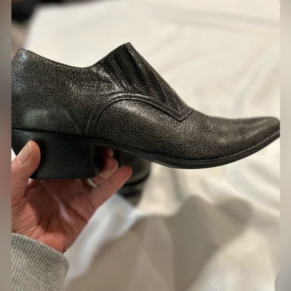 VINTAGE DURANGO POINTED TOE ANKLE BOOTIES IN A CRACKED PEPPER COLOR IN SIZE 9.5 - Picture 12 of 16